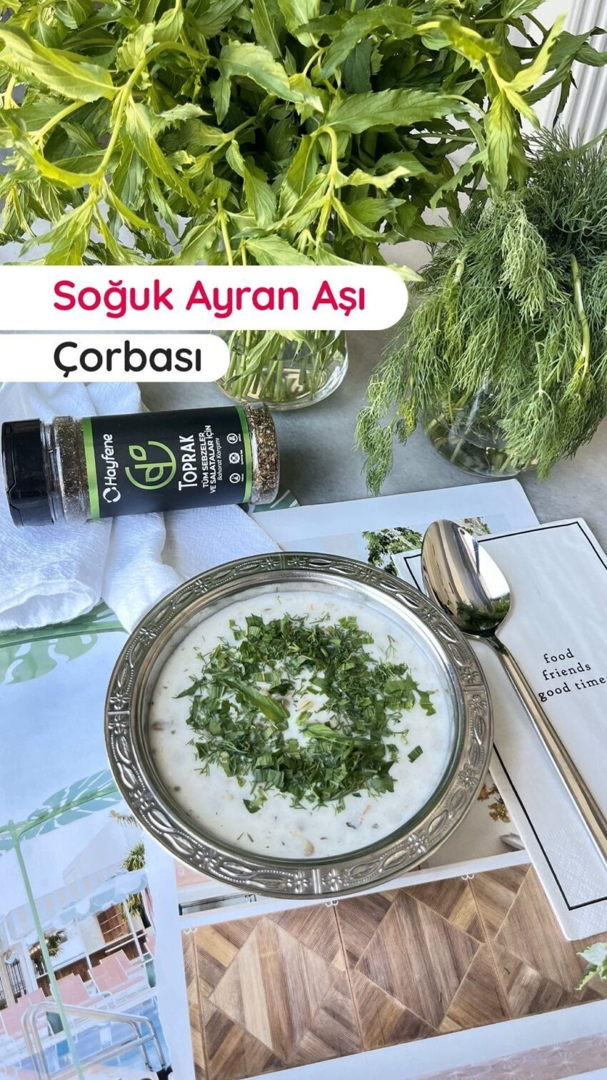 So Uk Ayran A Orbas Tarifi Nas L Yap L R Magnolia Tarifi