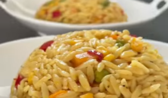 Tavuklu Sebzeli Arpa Şehriye Pilavı Tarifi